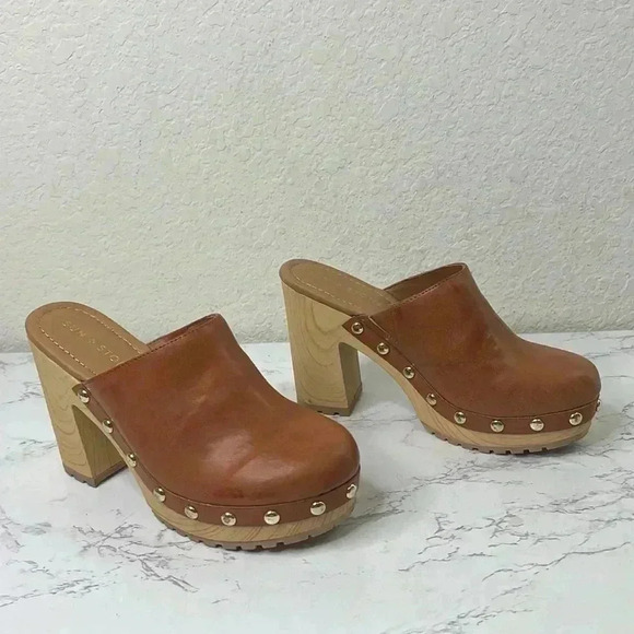 Sun + Stone - Tanyaa Microsuede Slip-On Mules Size 6 M - Picture 4 of 15